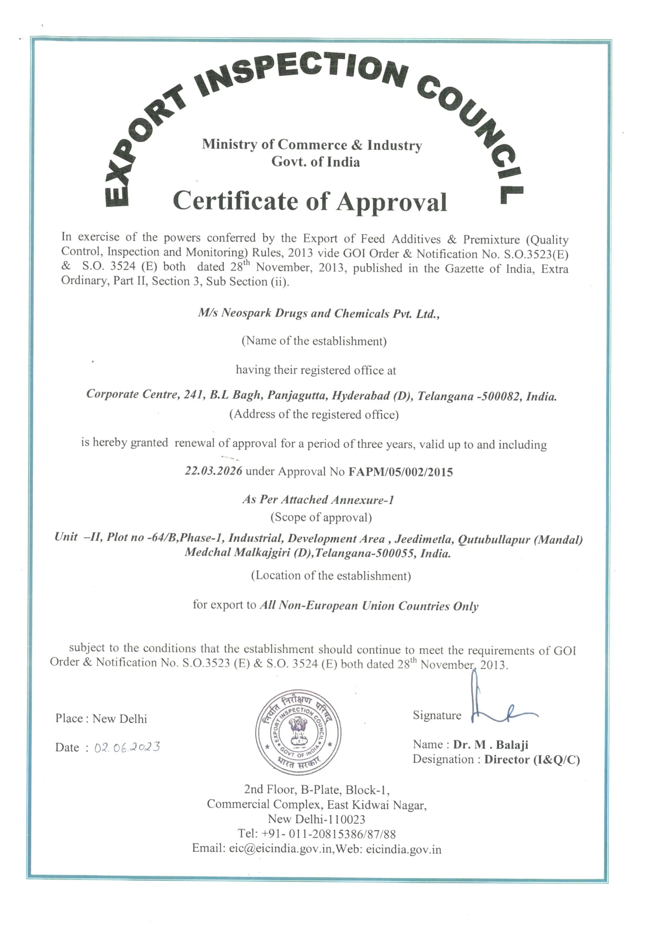 EIC-Certificate